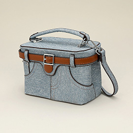 Belt Pants Shape Box Hand Bag / Crossbody Bag