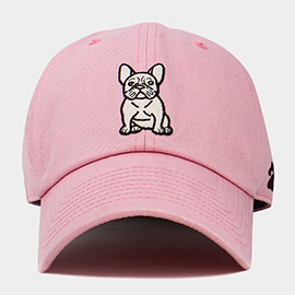 French Bulldog Embroidered Baseball Cap