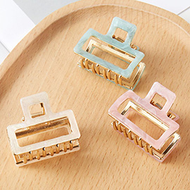 3PCS - Open Rectangle Hair Claw Clips 