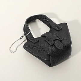 Faux Leather Elegant and Stylish Mini Purse / Bag Charm / Keychain