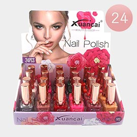 24PCS - Beautiful Color Nail Polish