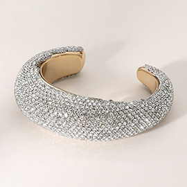 Bling Studded Cuff Bracelet