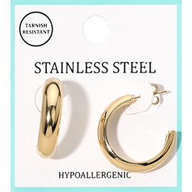 Stainless Steel Hoop Earrings