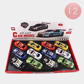 12PCS - Die-Cast Car Model Toys