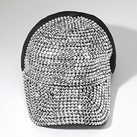 Bling Studded Glam Baseball Cap