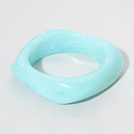 Celluloid Acetate Chunky Bangle Bracelet