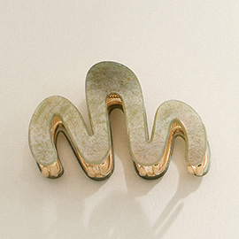 Abstract Celluloid Acetate Hair Claw Clip