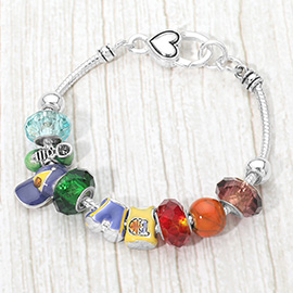 Multi Bead Cap Shoe Bracelet