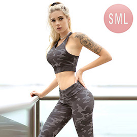 Camouflage Activewear Sports Bra