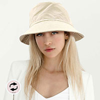 Reversible Solid Bucket Hat
