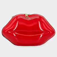 Lip Shape Clutch/Crossbody Bag