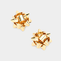 Christmas Gift Bow Stud Earrings