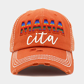 Serape MAMA CITA Message Vintage Baseball Cap