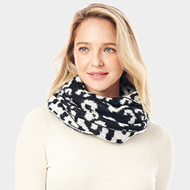 Leopard Print Infinity Scarf