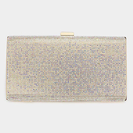 Bling Rectangle Evening Clutch / Crossbody Bag