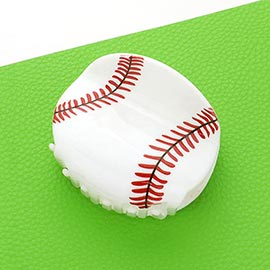 Baseball Acrylic Hair Claw Clip