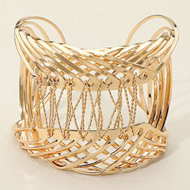 Metal Wire Cuff Bracelet