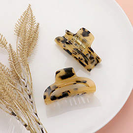 2PCS - Celluloid Acetate Small Hair Claw Clips
