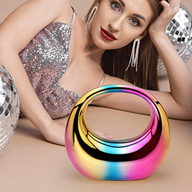 Acrylic Moon Shape Evening Bag / Clutch Bag