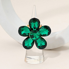Flower Stone Cluster Stretch Ring