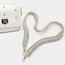 Bling Rhinestone Rope Bag Strap