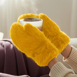Faux Fur Mitten Gloves
