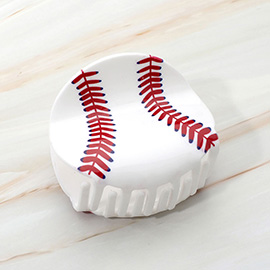 Baseball Acrylic Hair Claw Clip