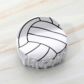 Volleyball Acrylic Hair Claw Clip