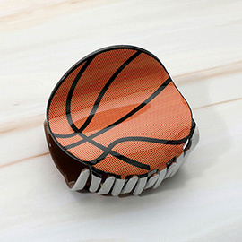 Basketball Acrylic Hair Claw Clip