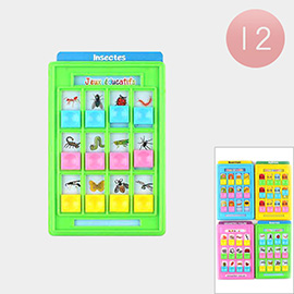 12PCS - Educational Matching Card Game Toys