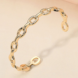 Chain Link Cuff Bracelet
