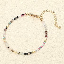 Faceted Beaded Bracelet