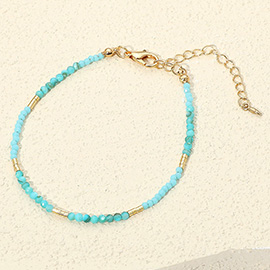 Faceted Beaded Bracelet