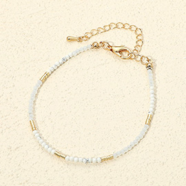 Faceted Beaded Bracelet