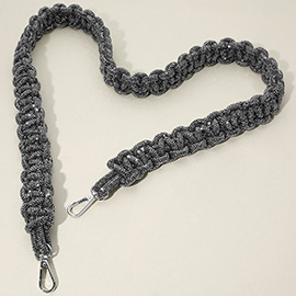 Bling Rhinestone Rope Bag Strap