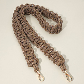 Bling Rhinestone Rope Bag Strap