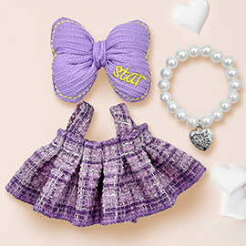 Mini Doll Star Bow Dress Outfit Set