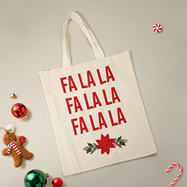 FA LA LA Holiday Tote Bag