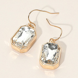 Iridescent Faceted Drop Dangle Earrings