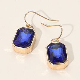 Iridescent Faceted Drop Dangle Earrings