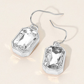 Iridescent Faceted Drop Dangle Earrings