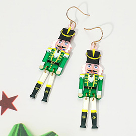 Christmas Soldier Nutcracker Dangle Earrings