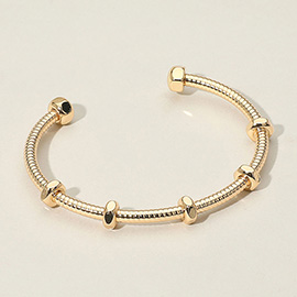 Geometric Metal Cuff Bracelet
