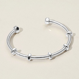 Geometric Metal Cuff Bracelet