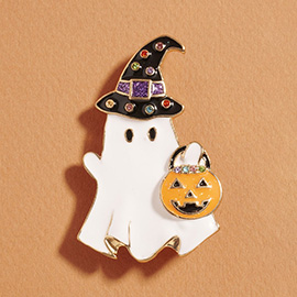 Cute Halloween Ghost Pin Brooch