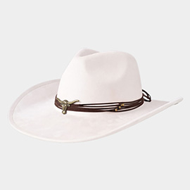 Western Steer Head Accent Cowboy Hat