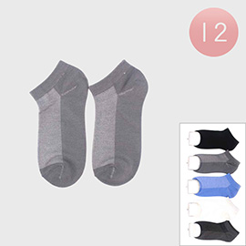 12Pairs - Low Cut Everyday Socks