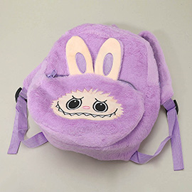 Kids Plush Monster Bunny Character Backpack Bag