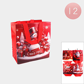 12PCS - Reusable Christmas Shopping Gift Bags
