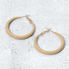 Resin Hoop Earrings